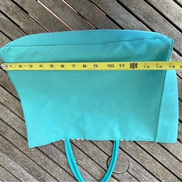 Lancome Tote Bag Blue Turquoise - Picture 8 of 9